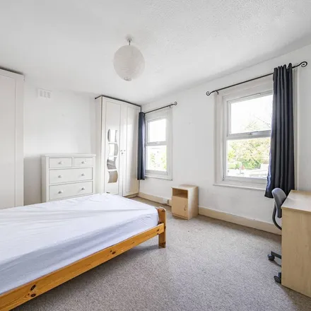 Rent this 4 bed apartment on 89 Trevelyan Road in London, SW17 9SE