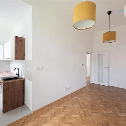 Rent this 1 bed apartment on Ministerstvo práce a sociálních věcí in Pod Slovany, 128 00 Prague