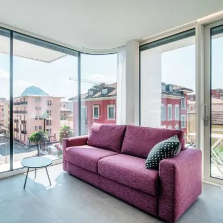 Rent this 2 bed apartment on Via La Santa 16 in 6962 Lugano, Switzerland