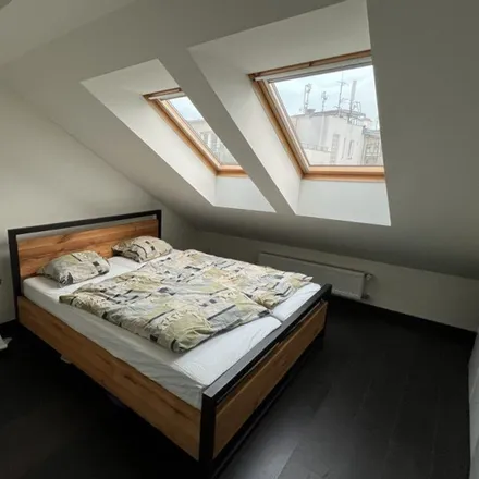 Rent this 1 bed apartment on Košická 45/27 in 101 00 Prague, Czechia