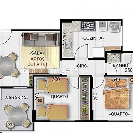 Image 1 - Rua Christovam Molinari, Santa Catarina, Juiz de Fora - MG, 36035-210, Brazil - Apartment for sale