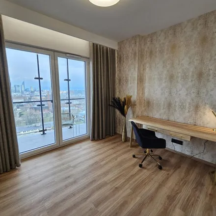 Rent this 3 bed apartment on Bliska Wola Tower in Marcina Kasprzaka 29, 01-234 Warsaw