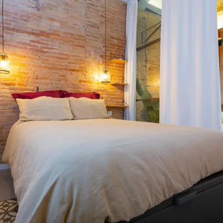 Rent this 1 bed apartment on Carrer del Peu de la Creu in 17B, 08001 Barcelona