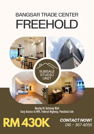 Rent this studio apartment on Tower F (Grand Maris Suites) in F Persiaran Pantai Baharu, Pantai Baru