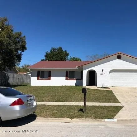 Rent this 3 bed house on 824 Cynthia Drive in Titusville, FL 32780