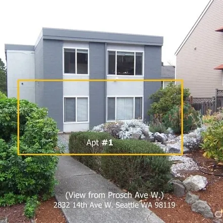 Rent this 1 bed apartment on 2832 14th Avenue West in Seattle, WA 98119