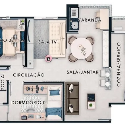 Buy this 3 bed apartment on Rua Zero Cj in Rio Claro, Rio Claro - SP