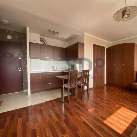Rent this 1 bed apartment on Kornel Morawiecki in Szczepińska, 53-671 Wrocław