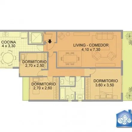 Rent this 4 bed apartment on Avenida Boyacá 386 in Flores, C1406 FYG Buenos Aires