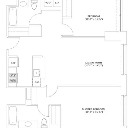 Image 6 - Gotham West, West 44th Street, New York, NY 10036, USA - Apartment for rent