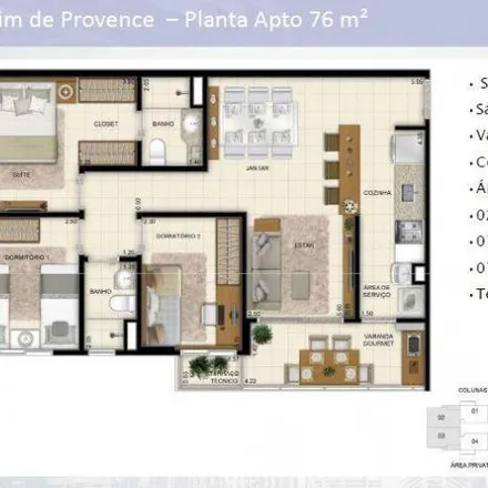 Buy this 3 bed apartment on unnamed road in Parque Verde, Belém - PA