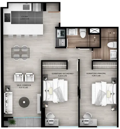 Buy this 2 bed apartment on Legendaris Music Hall in Berlin Street 363, Miraflores