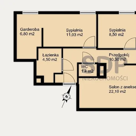 Buy this 4 bed apartment on Nowowiejska in Jedności Narodowej, 50-300 Wrocław