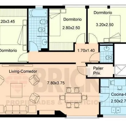 Buy this 3 bed apartment on Juan María Gutiérrez 2761 in Recoleta, C1425 EID Buenos Aires