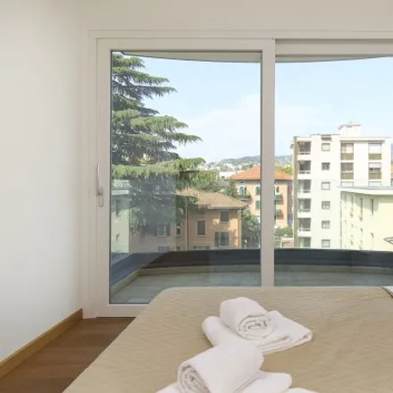 Rent this 2 bed apartment on Via alla Roggia 25 in 6962 Lugano, Switzerland