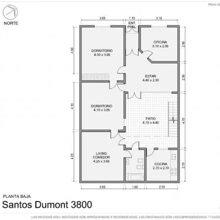 Buy this 3 bed house on Santos Dumont 3880 in Chacarita, C1427 BXE Buenos Aires