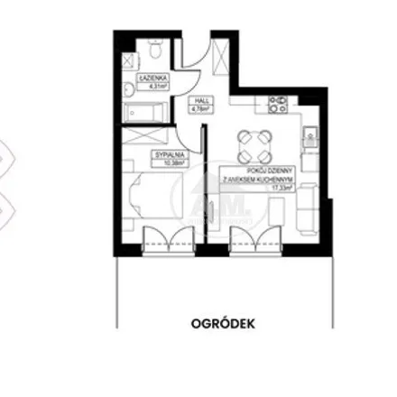 Buy this 2 bed apartment on Zacharzyce in Tadeusza Kościuszki, 52-163 Zacharzyce