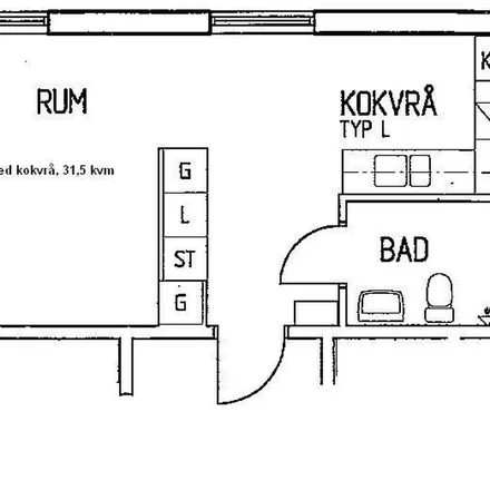Rent this 1 bed apartment on Biologigränd 19 in 907 32 Umeå, Sweden