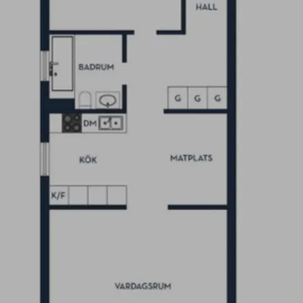 Rent this 2 bed apartment on Helsingforsgatan 29 in 164 32 Stockholm, Sweden