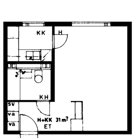 Rent this 1 bed apartment on Jampankaari 9 in 04440 Järvenpää, Finland