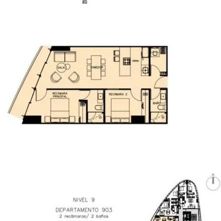 Buy this 2 bed apartment on Calle Garibaldi in Rojas Ladrón de Guevara, 44680 Guadalajara