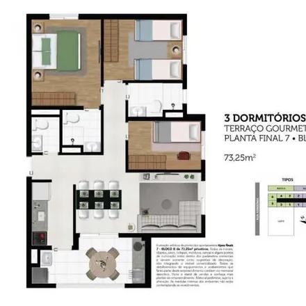 Rent this 3 bed apartment on Rua Rondônia in Aldeia, Barueri - SP