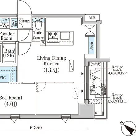 Image 2 - Akabane Reien, Kita Hon-dori, Iwabuchimachi, Kita, 115-0041, Japan - Apartment for rent