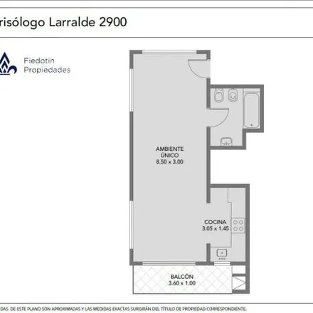 Buy this studio apartment on Crisólogo Larralde 2962 in Núñez, C1429 ALP Buenos Aires