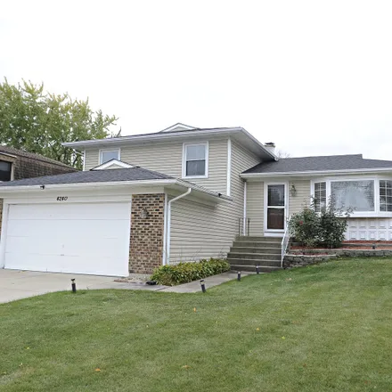 Rent this 3 bed house on 4240 Mumford Drive in Hoffman Estates, Palatine Township