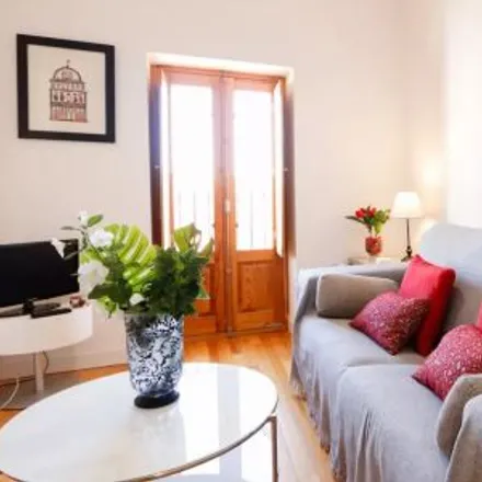 Rent this 1 bed apartment on Madrid in Templete Cantaor José Menese, Plaza Huarte de San Juan