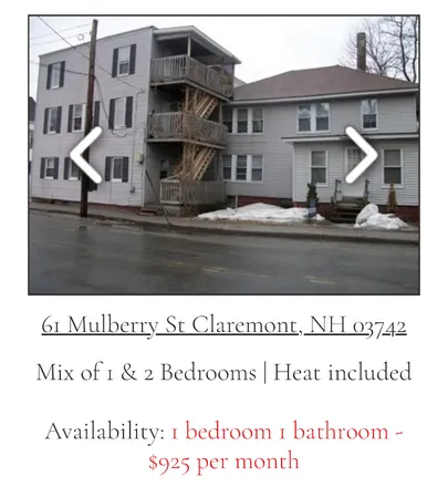 Rent this 1 bed apartment on 61 Mulberry St.