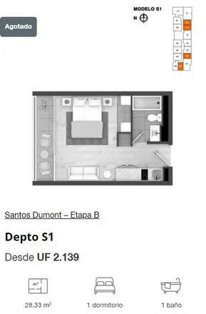 Image 5 - Avenida Santos Dumont 1076, 753 0215 Recoleta, Chile - Apartment for sale