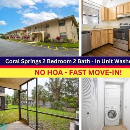 Rent this 2 bed apartment on 8655 Northwest 35th Court in Coral Springs, FL 33065
