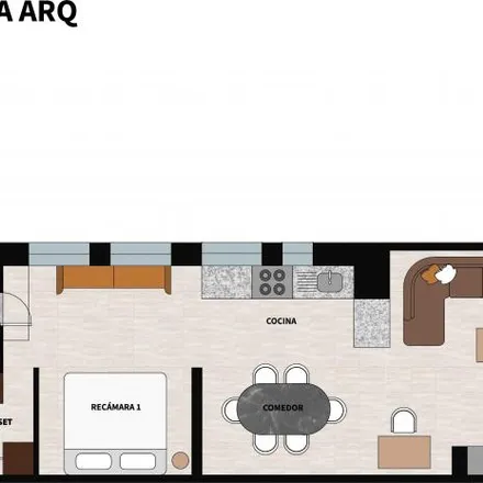 Rent this 1 bed apartment on Avenida Montes Pirineos in Miguel Hidalgo, 11000 Mexico City