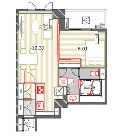 Image 2 - unnamed road, Shimomeguro 1-chome, Meguro, 153-0064, Japan - Apartment for rent