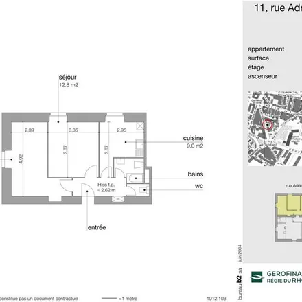 Rent this 3 bed apartment on Rue Adrien-Lachenal 11 in 1207 Geneva, Switzerland