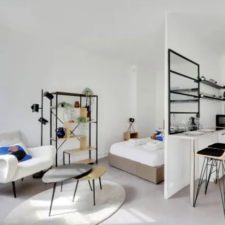Rent this studio apartment on 38 Rue Grégoire de Tours in 75006 Paris, France