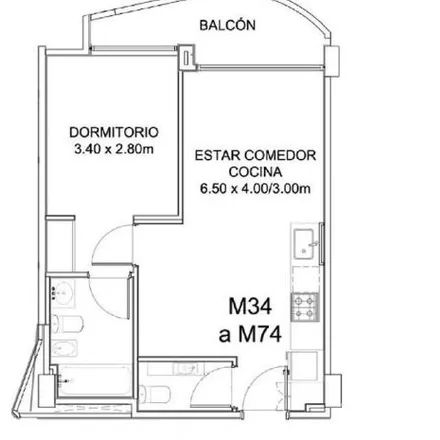 Buy this 1 bed apartment on Mendoza 3083 in Belgrano, C1428 DIN Buenos Aires