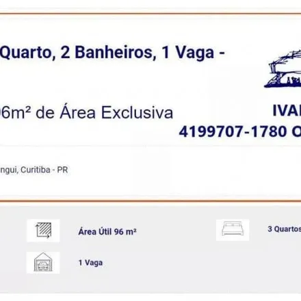 Buy this 3 bed apartment on Rua Calixto de Jesus 351 in Tingui, Curitiba - PR
