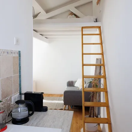 Rent this 2 bed apartment on 6bis Rue Ravignan in 75018 Paris, France