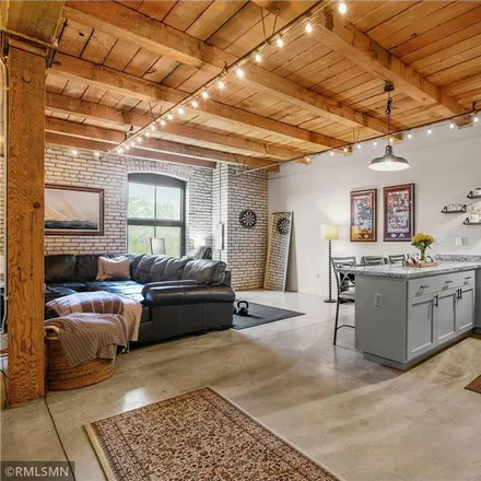 Rent this 1 bed loft on Nice Ride in Northeast 5th Street, Minneapolis