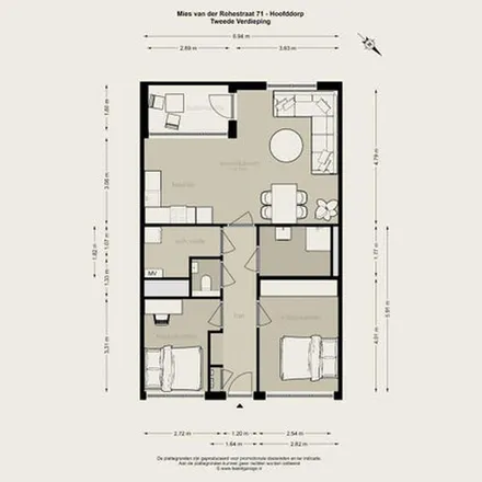 Image 5 - Mies van der Rohestraat 26, 6374 PG Landgraaf, Netherlands - Apartment for rent