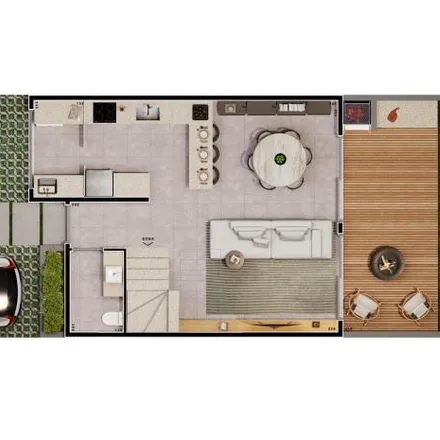 Buy this 3 bed house on Rua Amália Túlio Costa 646 in Santa Felicidade, Curitiba - PR
