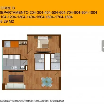 Rent this 2 bed apartment on Tingo María Avenue in Lima, Lima Metropolitan Area 15082