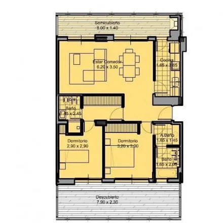 Buy this 2 bed apartment on Vita Residenza in Mayor Pedro Castelli, Partido de Morón