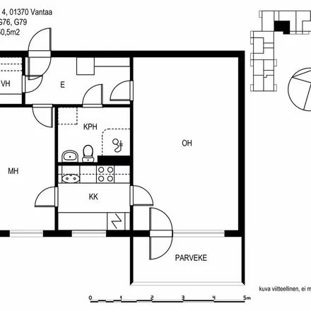 Rent this 2 bed apartment on Oljenkorsi 4 in 01370 Vantaa, Finland