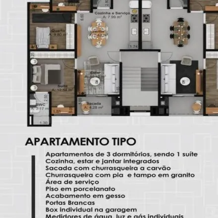 Buy this 3 bed apartment on Rua Rio Capivari in Rio Pequeno, Camboriú - SC