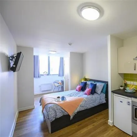 Rent this studio apartment on St. James Boulevard in Scotswood Road, Newcastle upon Tyne