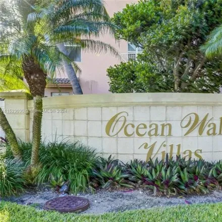 Buy this 2 bed townhouse on 2093 Oceanwalk Terrace in Lauderdale-by-the-Sea, Broward County