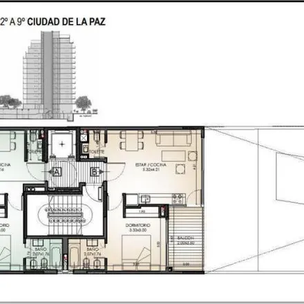 Buy this studio apartment on Ciudad de la Paz 3775 in Saavedra, C1429 ACR Buenos Aires